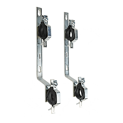 SUPPORT DOUBLE POUR COLLECTEUR COMPOSABLE 1" ET 1"1/4 image