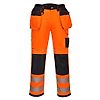 Pantalon HV PW3 poches flottantes Orange/Noir Short image 6