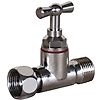 Robinets pour réservoir WC - Droit Nickelé - Male/Femelle - 1343003 image 0