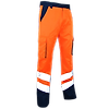 Pantalon de travail HV BALISE - ORANGE FLUO/BLEU NUIT image 0