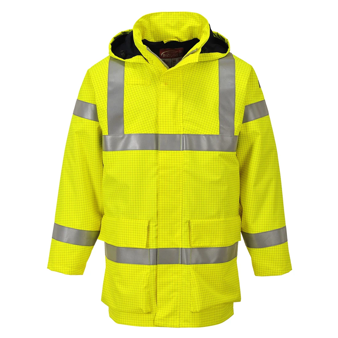 Veste de pluie hi-vis multi lite Bizflame Jaune image