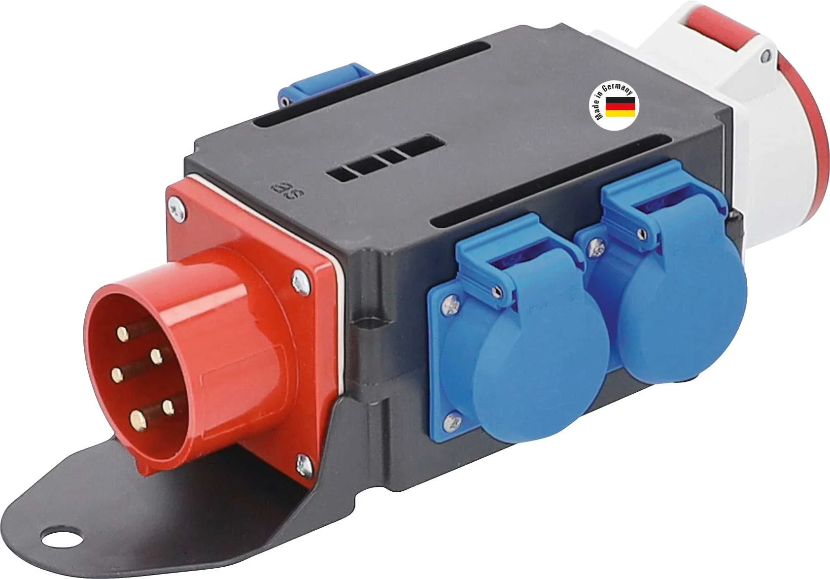 SORTIE 3 PRISES NF 1PNT/16A/250V + 1 PRISE CEI image