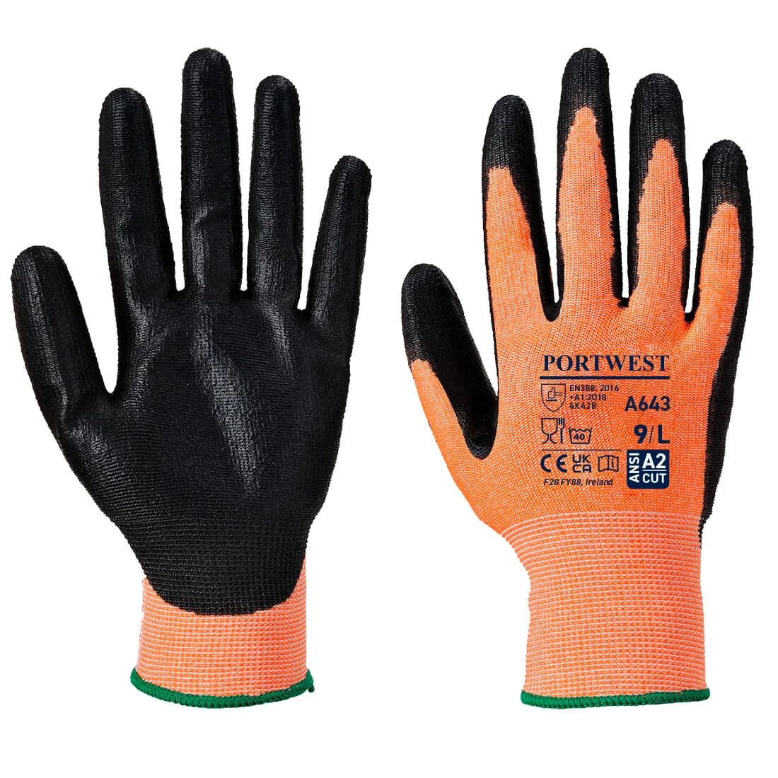 Gants mousse nitrile Ambre coupure B image