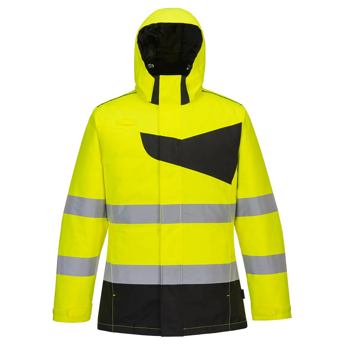 Parka d'hiver haute visibilité PW2 Jaune/Noir image