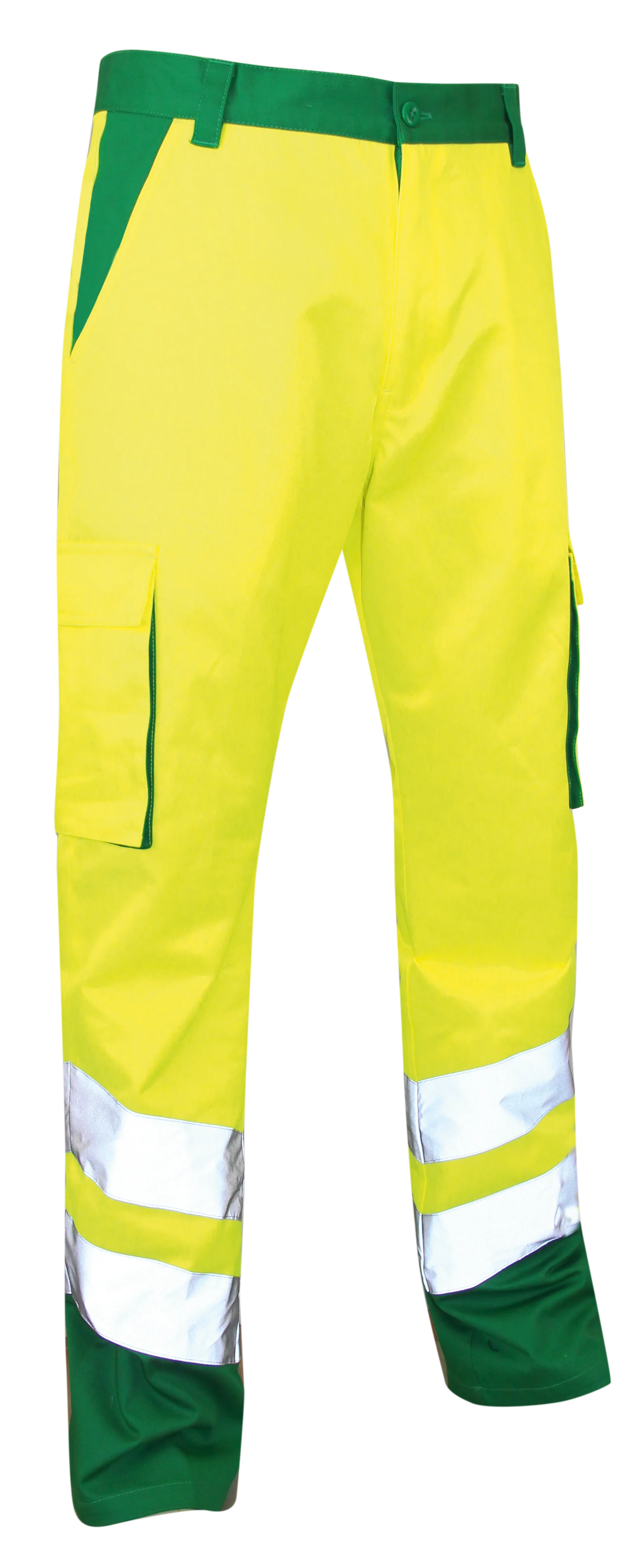 Pantalon de travail bicolore HV BALISE - JAUNE FLUO/VERT image