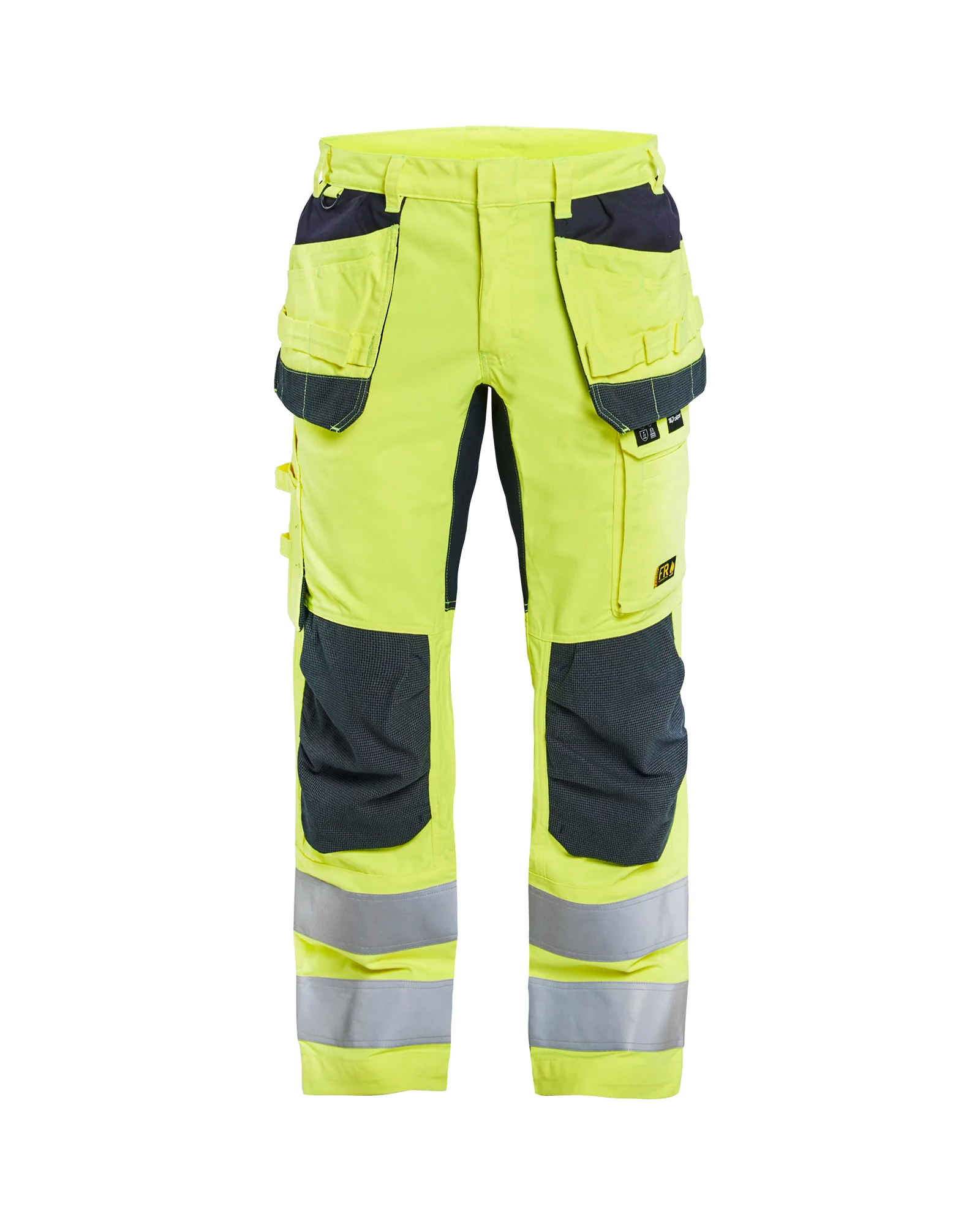 Pantalon de travail multinormes inhérent stretch 1587 - Jaune fluo/Marine image