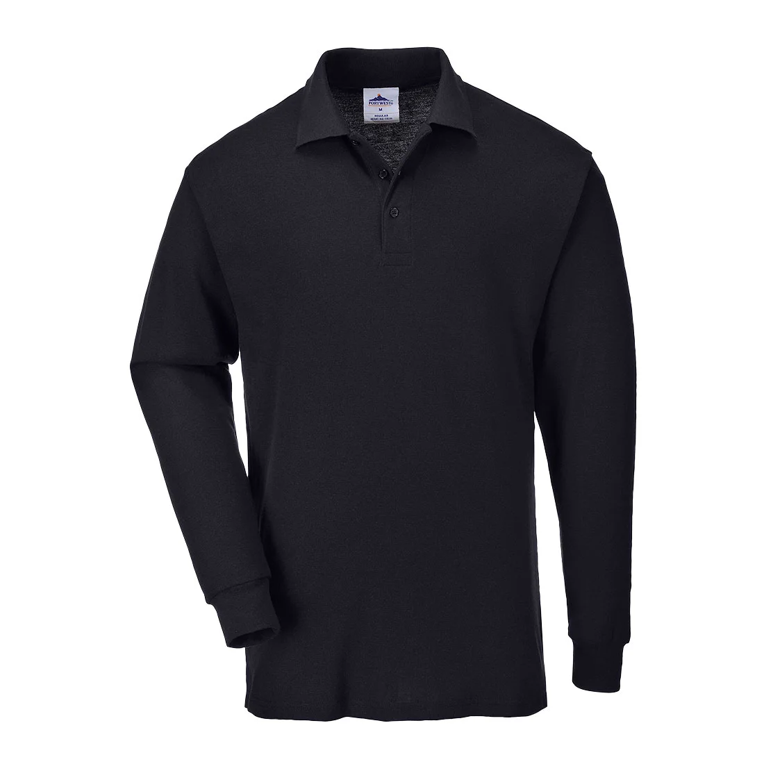 Polo Manches Longues Noir image
