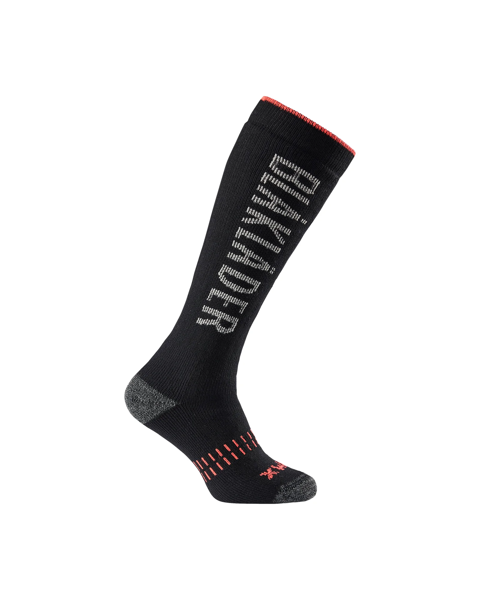 Chaussettes XWARM Noir/Rouge Fluo image