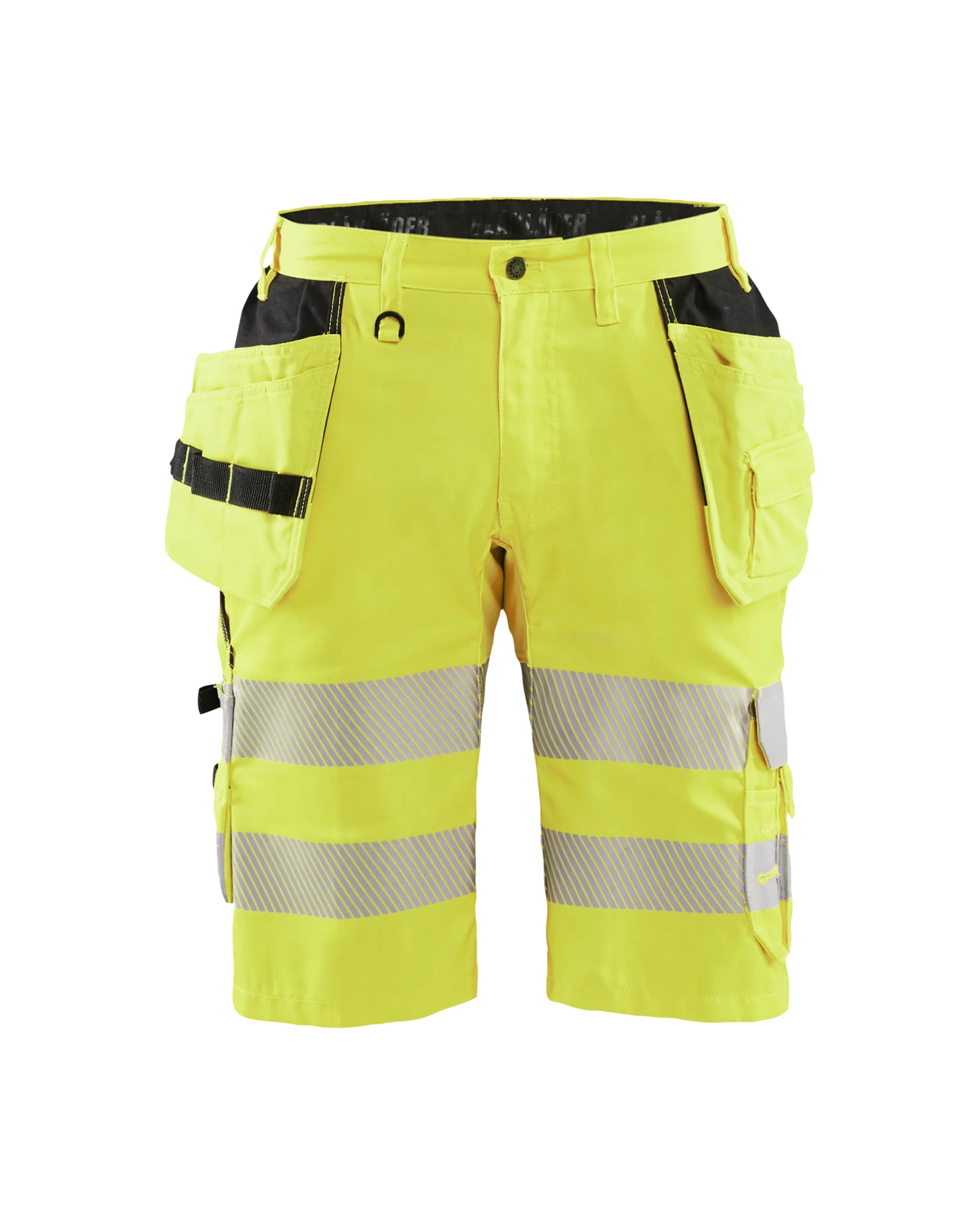 Short de travail haute visibilité stretch artisan 1586 - Jaune fluo image