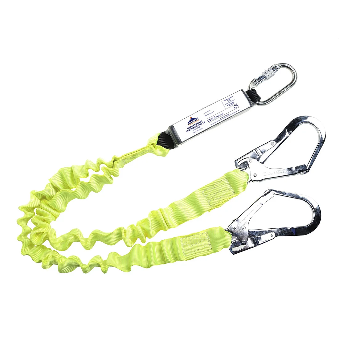 Longe élastique double avec absorbeur d'énergie Jaune image