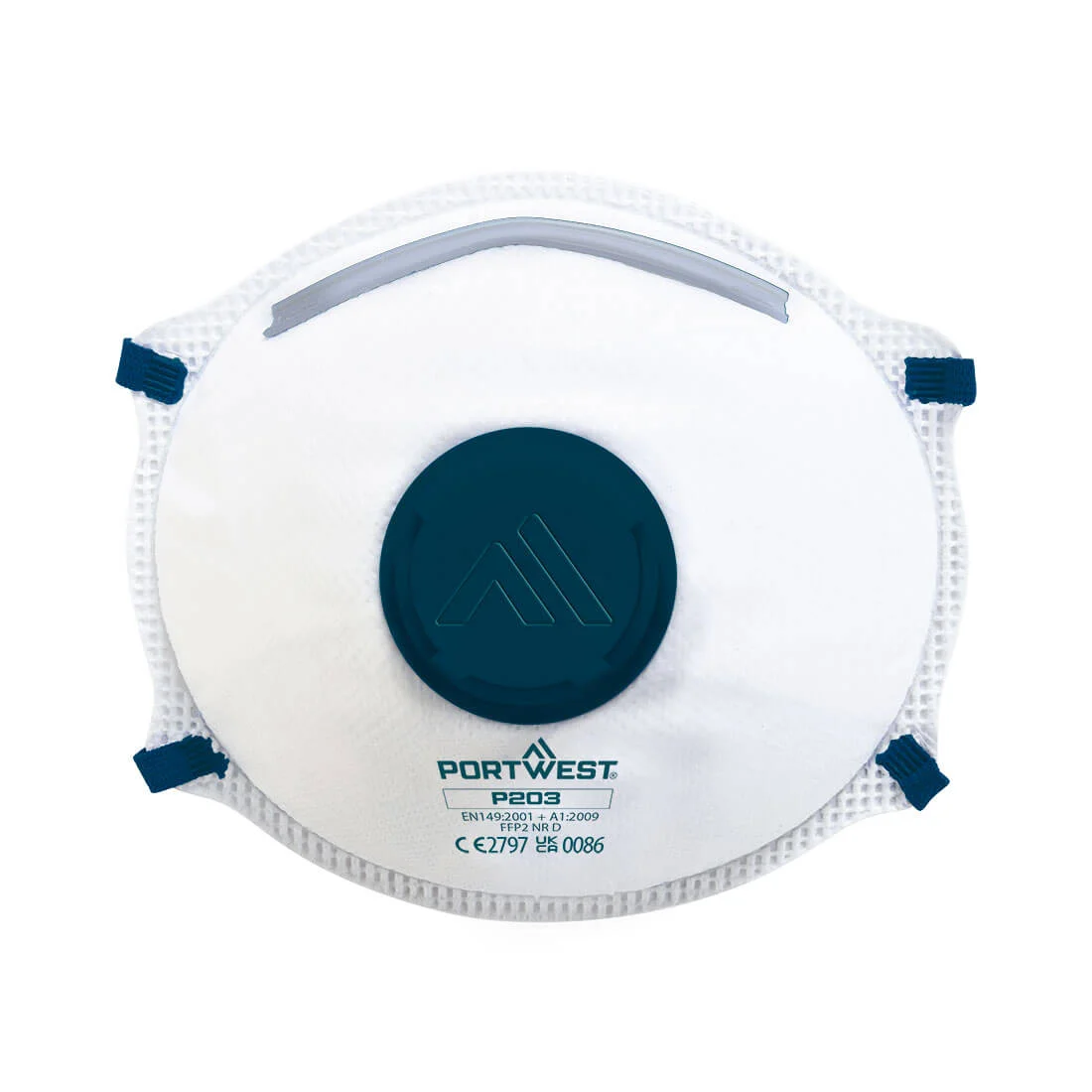 Boite de 10 masques FFP2 à valve Dolomite Blanc image
