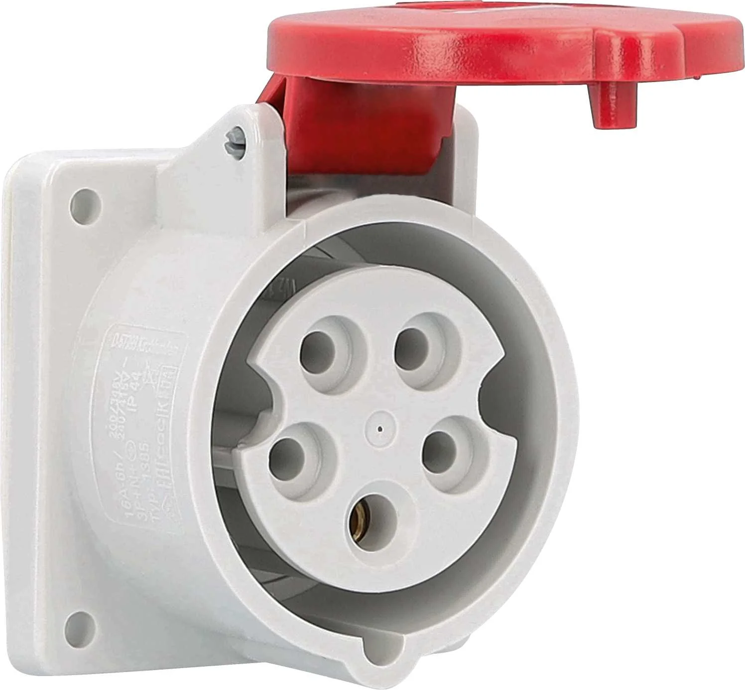 PRISE SEMI ENCASTREE CEI MONOPHASE 3PNT/16A/400V - IP44 image