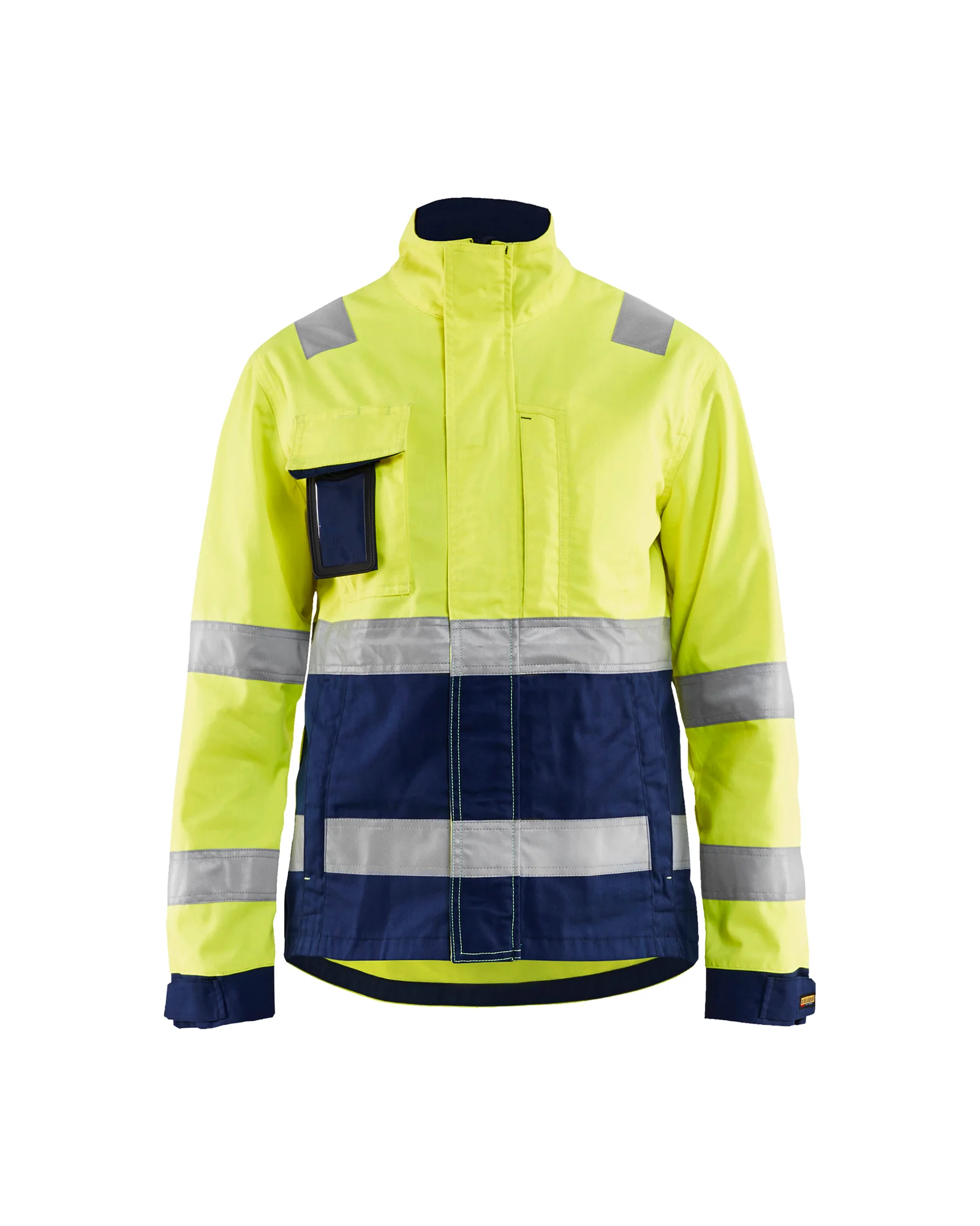 Veste de travail haute visibilité femme 4903 - Jaune fluo/Marine image