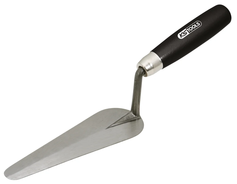 Truelle langue de chat - lame acier - manche bois - 140 mm image