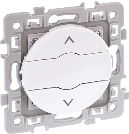 Interrupteur double poussoir 6A montée/descente - SQUARE image