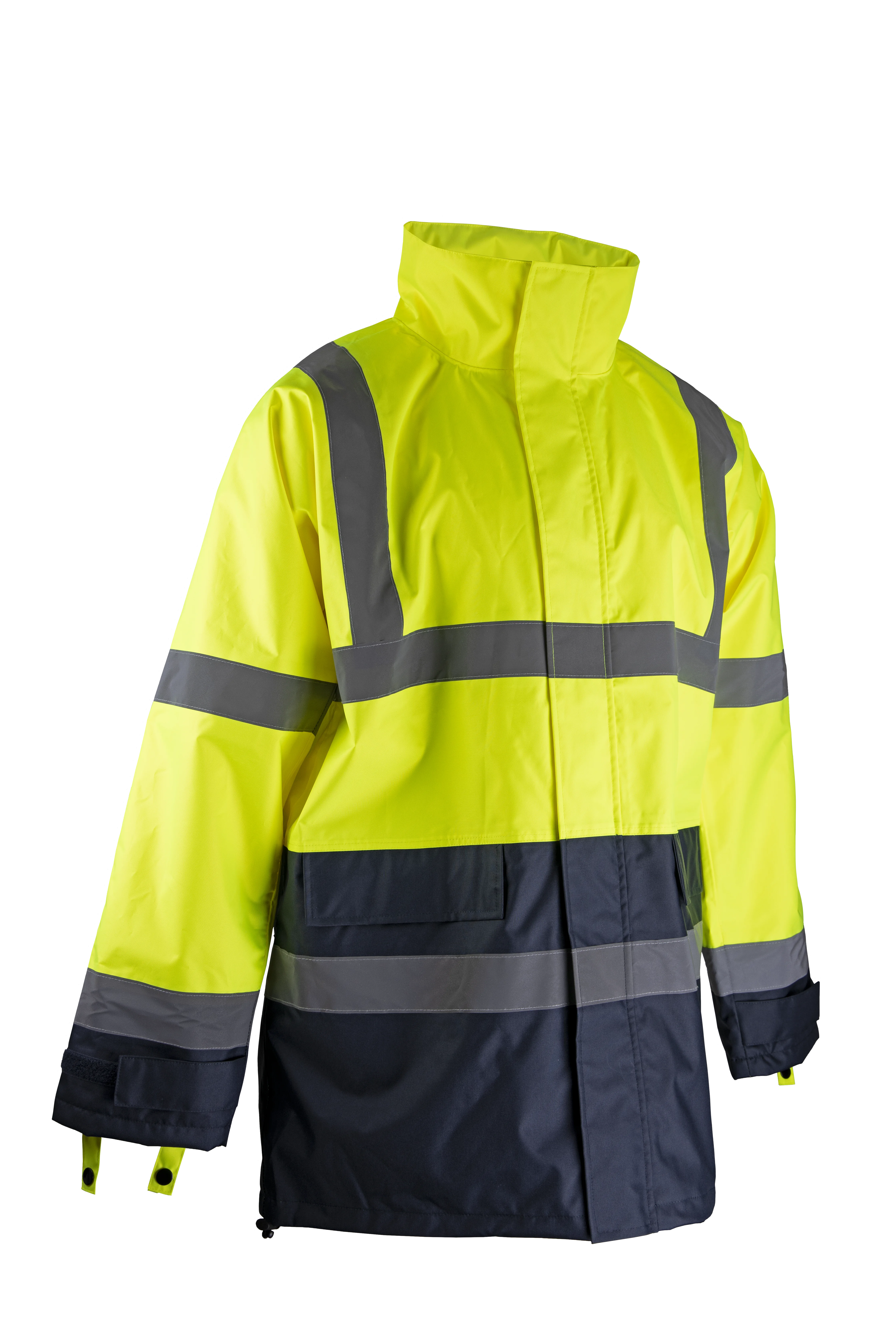 Veste de pluie HV RADAR - JAUNE FLUO/MARINE image