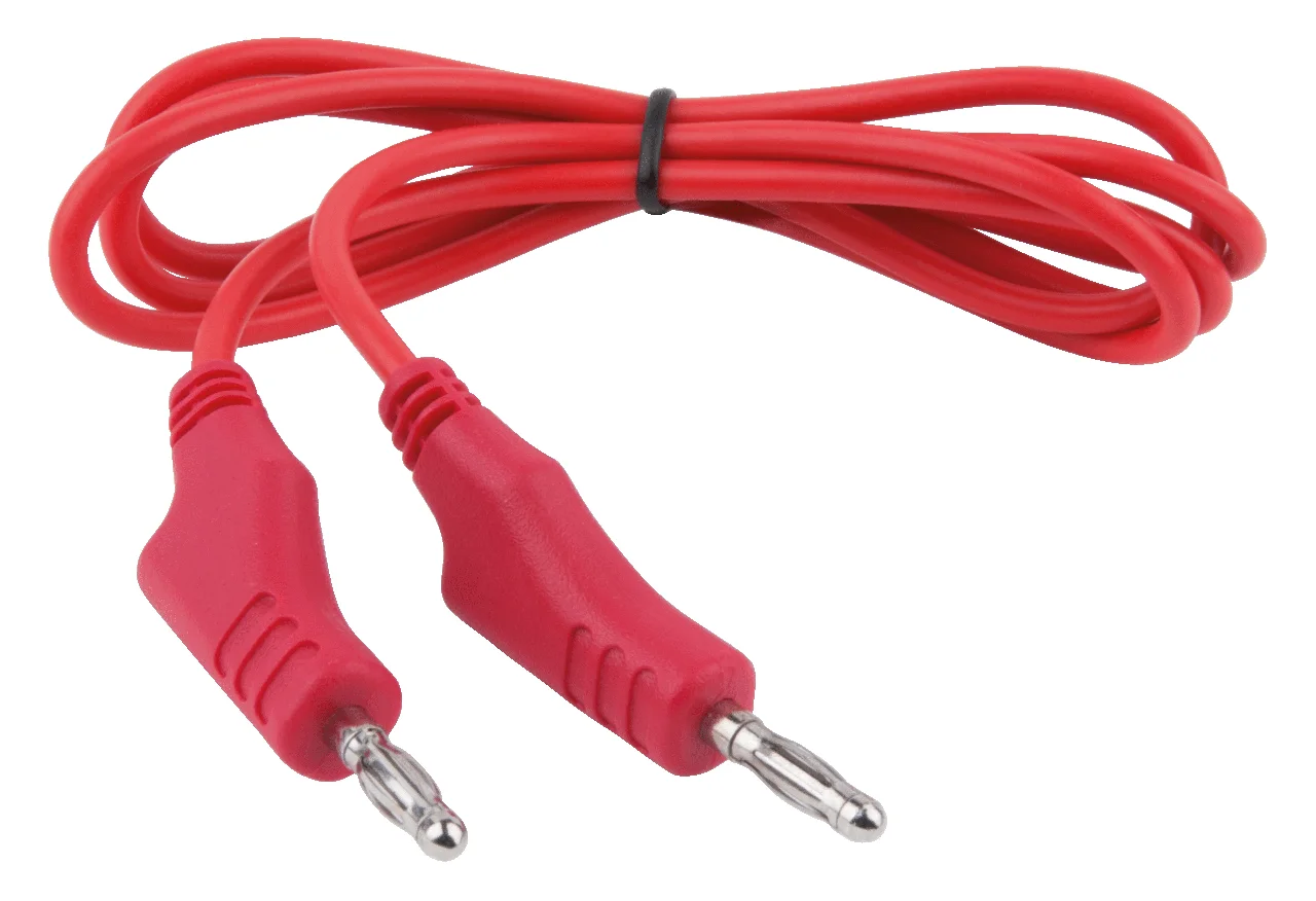 Rallonge 1100 mm pour cordon de test - rouge image