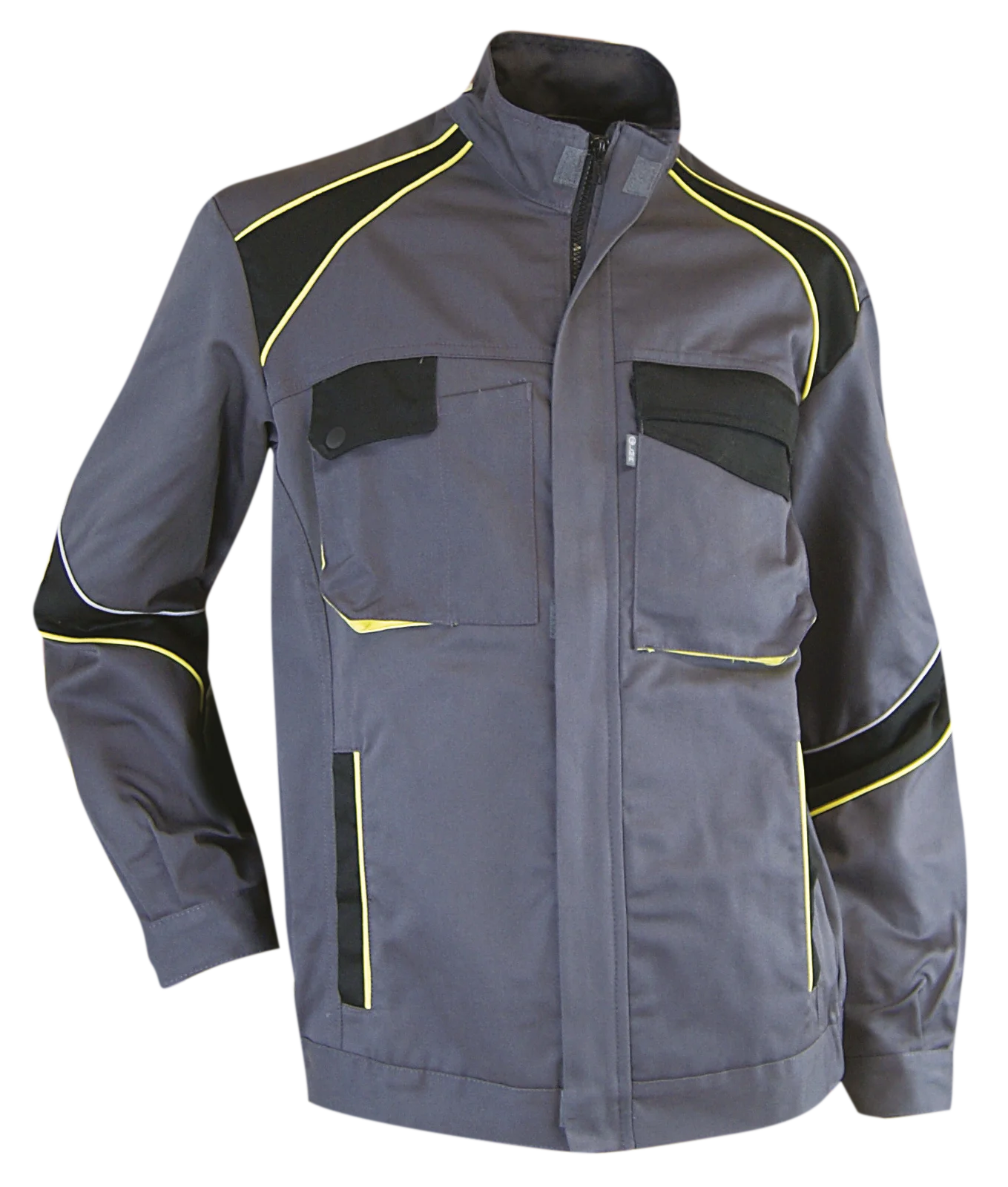 Veste de travail SEMIS - GRIS/NOIR/JAUNE image