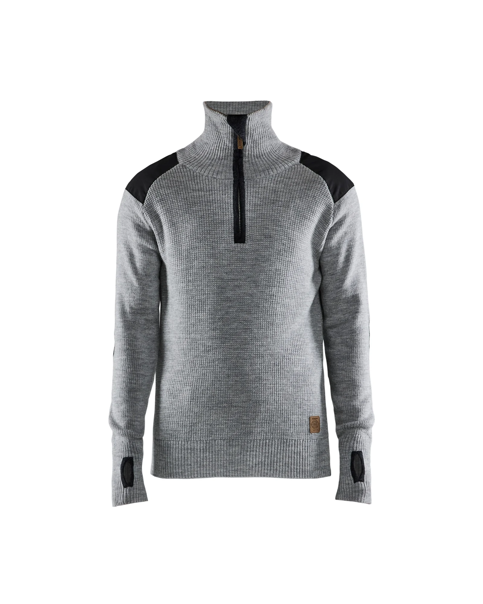 Sweat de travail en laine col zippé 4630 image