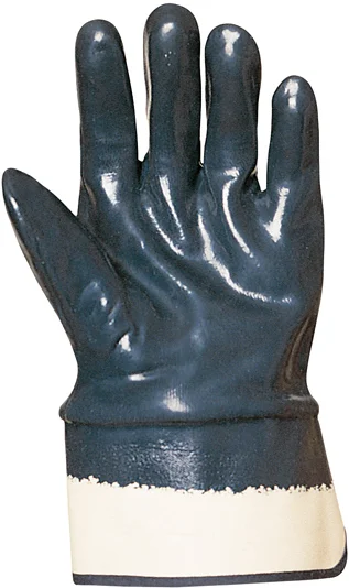 Lot de 10 paires de gants Manutention nitrile bleu double enduct msécu - stand image