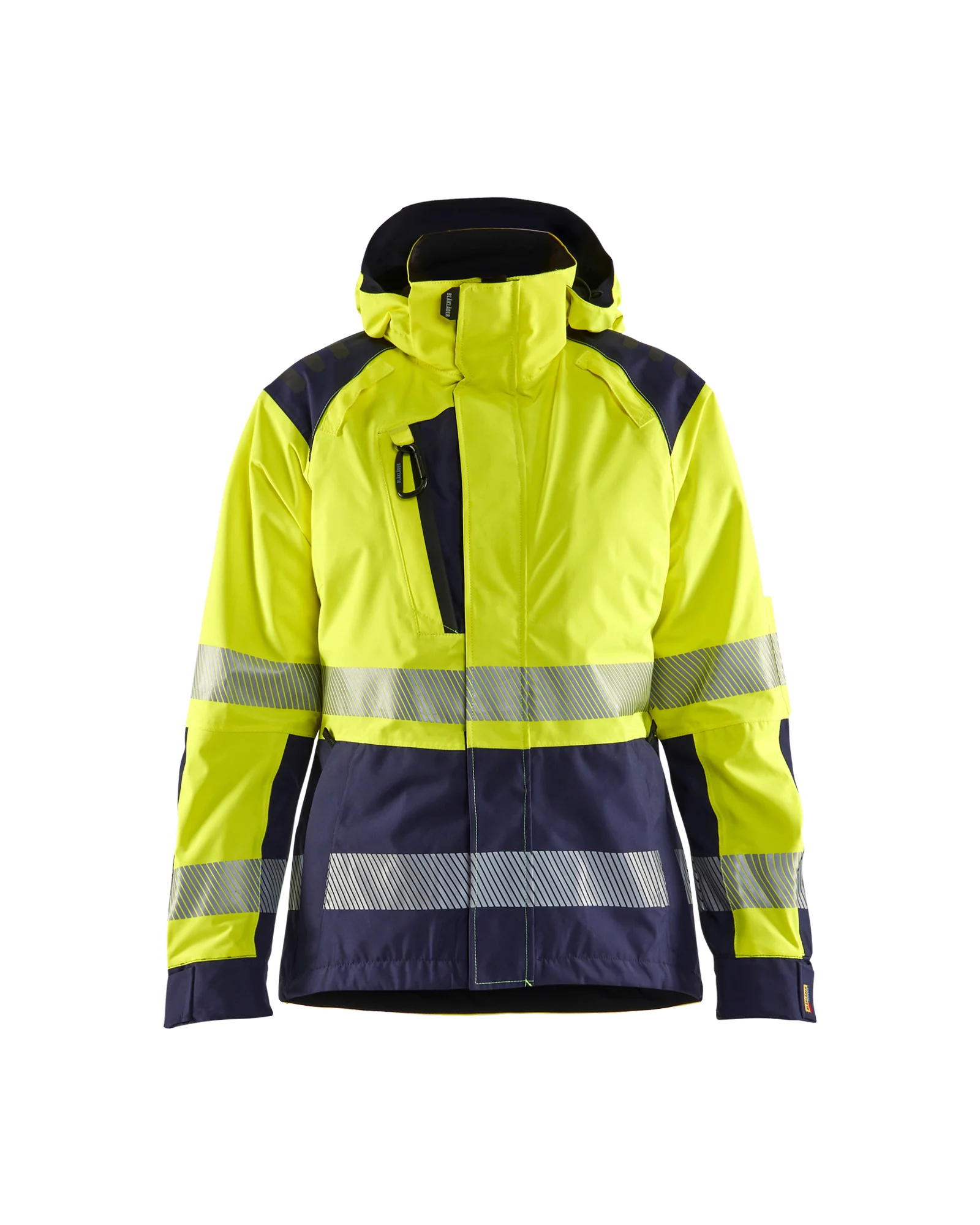 Veste de travail hardshell haute visibilité femme 4436 - Jaune/Marine image