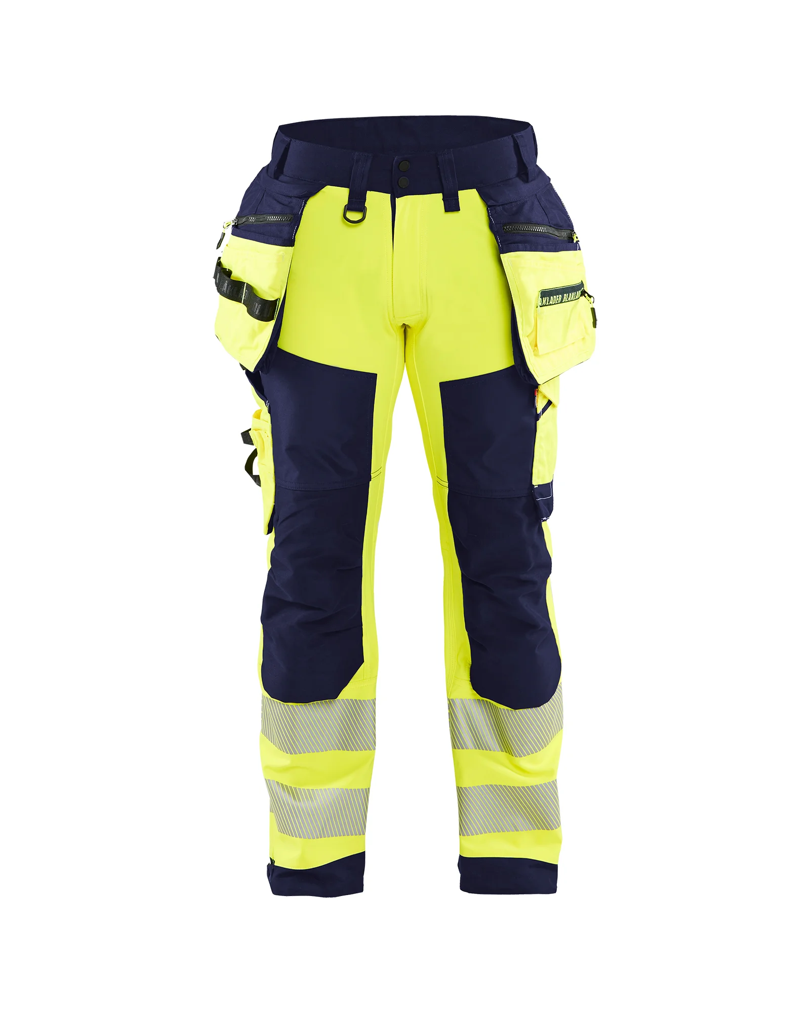 Pantalon de travail softshell haute visibilité Classe 2 1820 - Jaune/Marine image