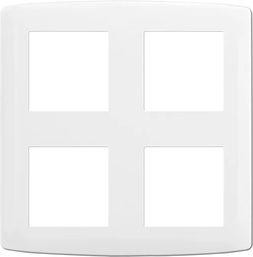 Plaque de finition polycarbonate - 2x2 postes - ESPRIT image