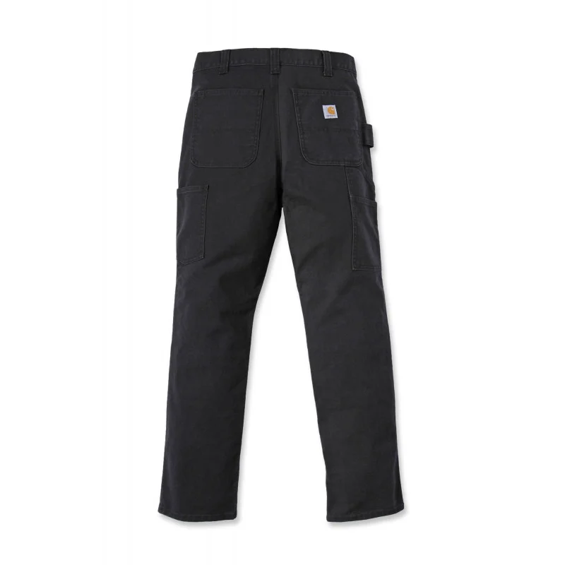 Pantalon de travail stretch double front cotton DUCK - Noir image