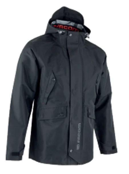 Veste de pluie à capuche STORM - NOIR image