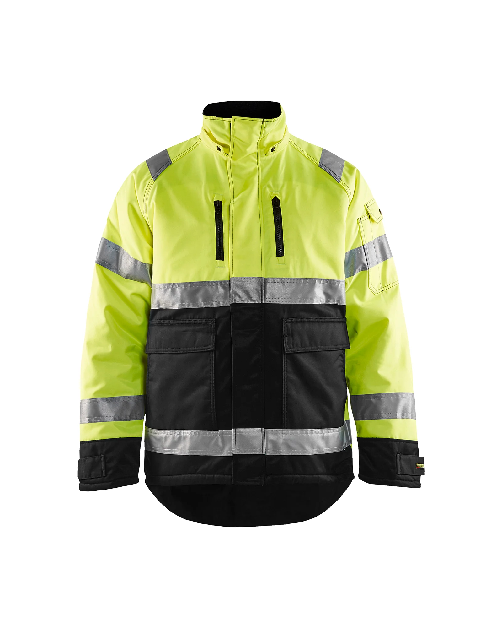 Veste de travail hiver haute visibilité 4828 - Jaune fluo/Noir image