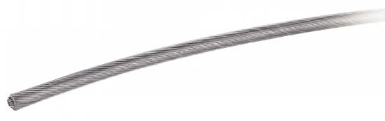 Câble monotoron 1x19 - Avec gaine PVC transparente - Inox A4 image