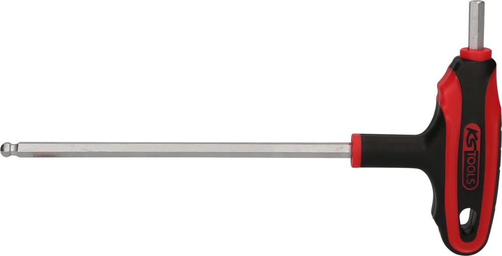 Clé mâle 6 pans à tête sphérique à poignée en T, 6 mm image