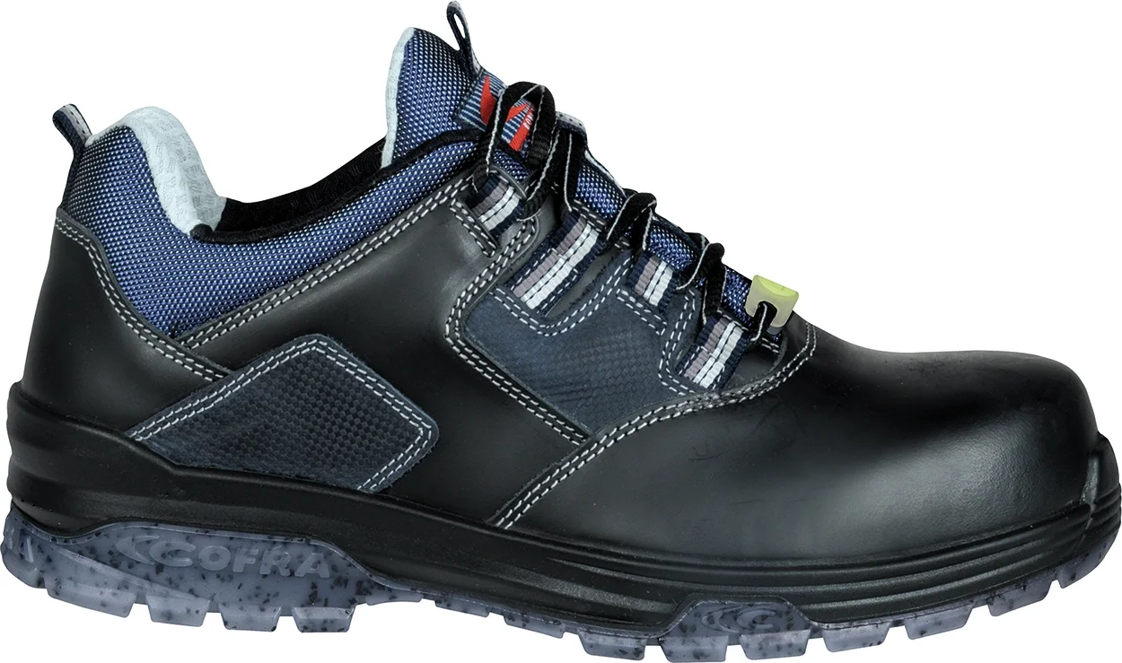 Chaussures de sécurité basses RAP BLACK ESD S3S CI FO SR - Bleu/Gris image