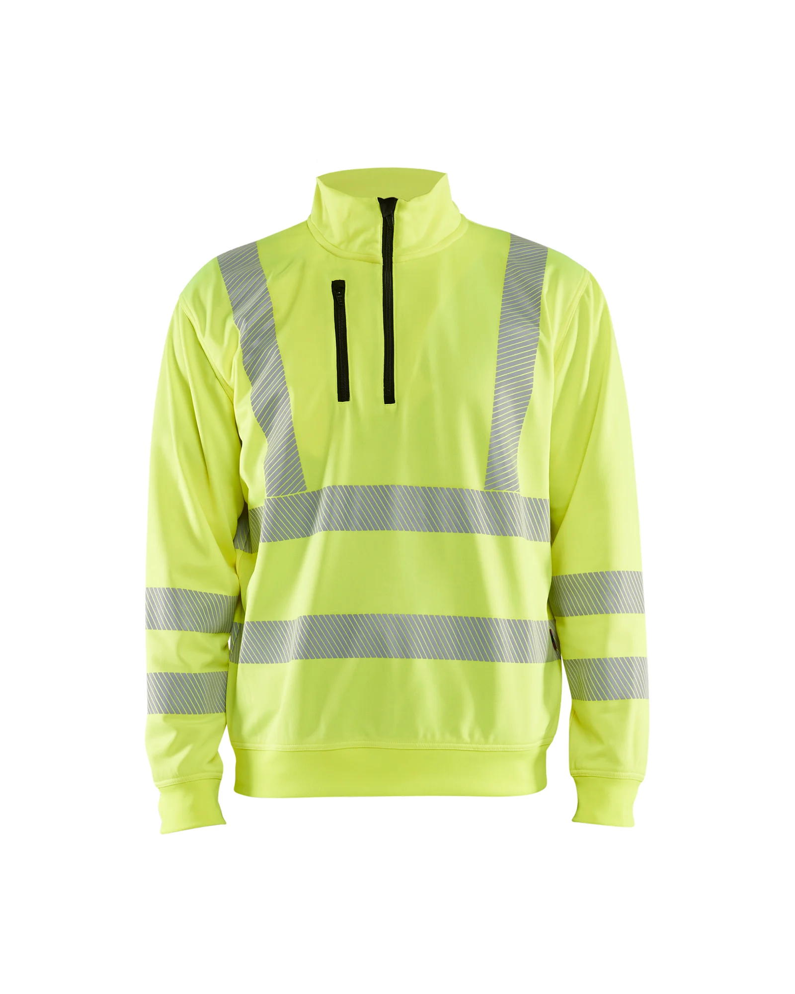 Sweat de travail col zippé haute visibilité 3564 - Jaune image