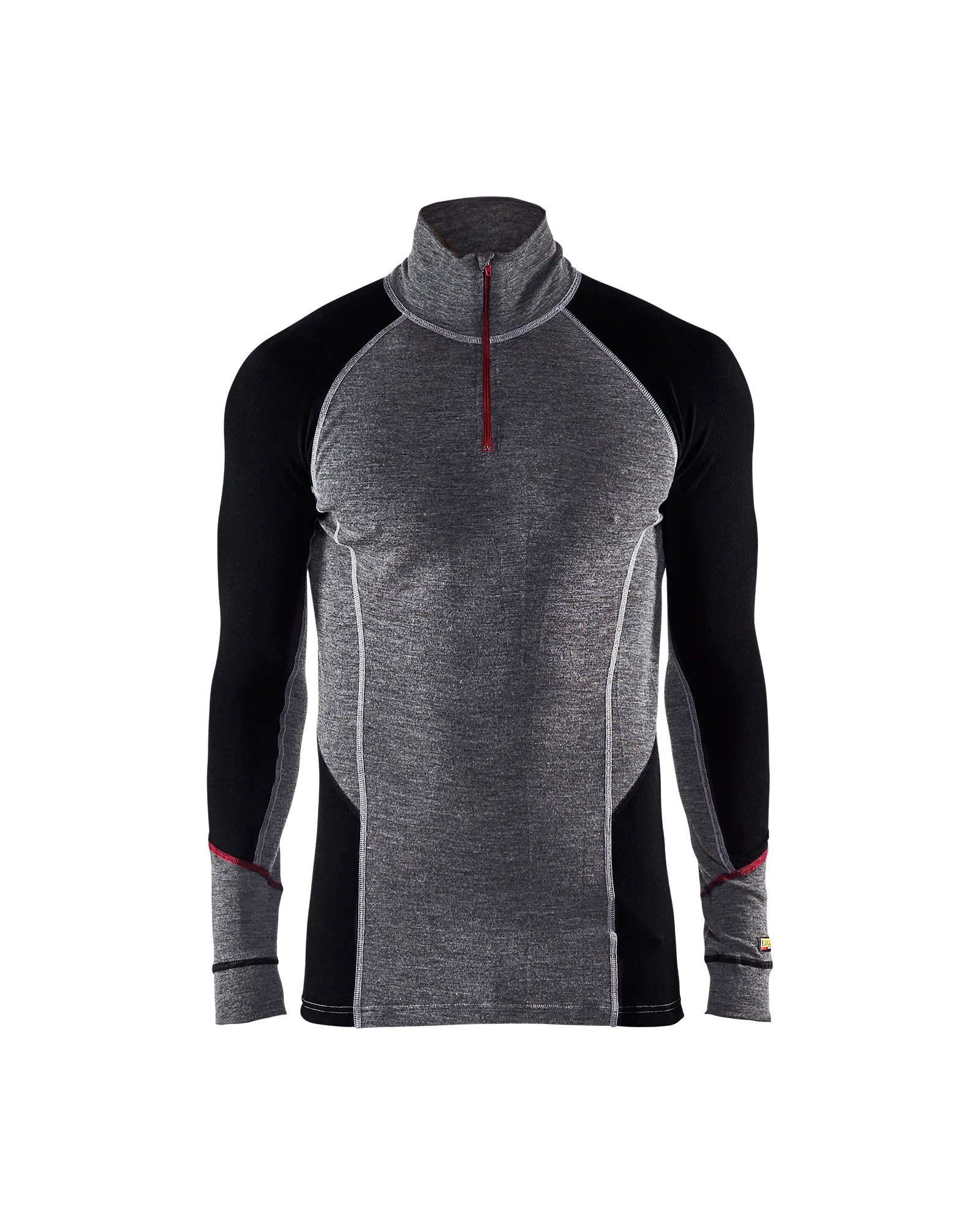 Haut de sous-vêtements col camionneur XWARM 4699 - Grey/Black image