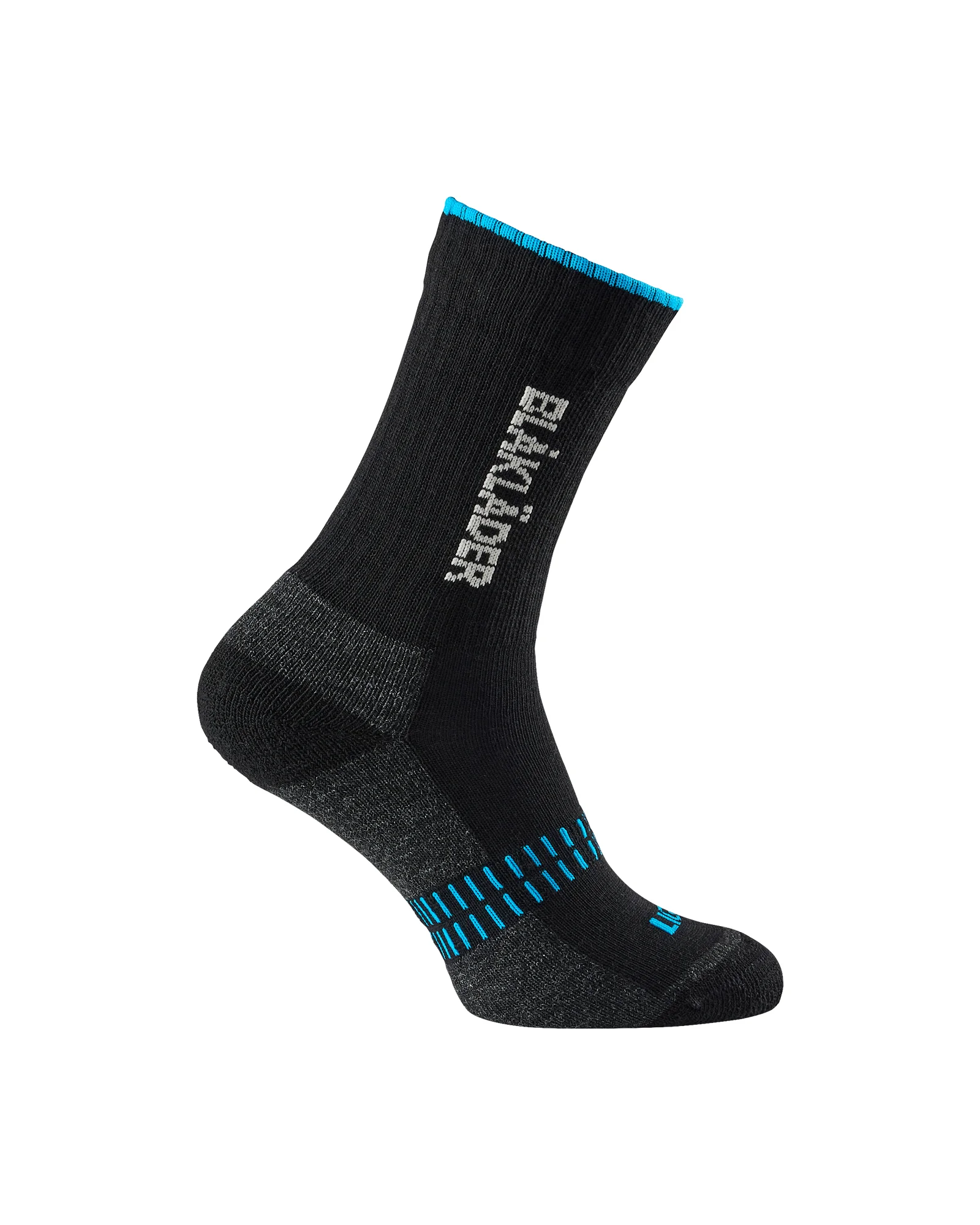 Chaussettes LIGHT Noir/Bleu Fluo image