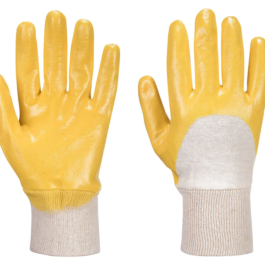 Gants Nitrile dos aéré poignet tricot image