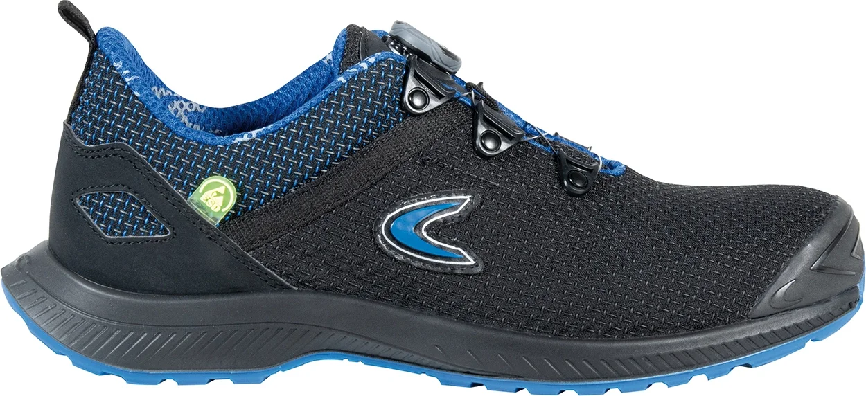 Chaussures de sécurité basses GASKET ESD S3S FO SR - Noir/Bleu  image