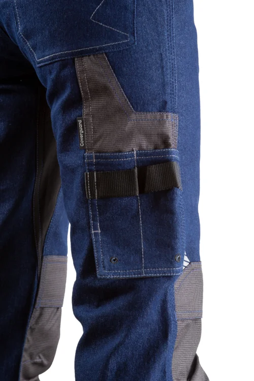 Pantalon de travail stretch sergé CASITA Femme - Denim image