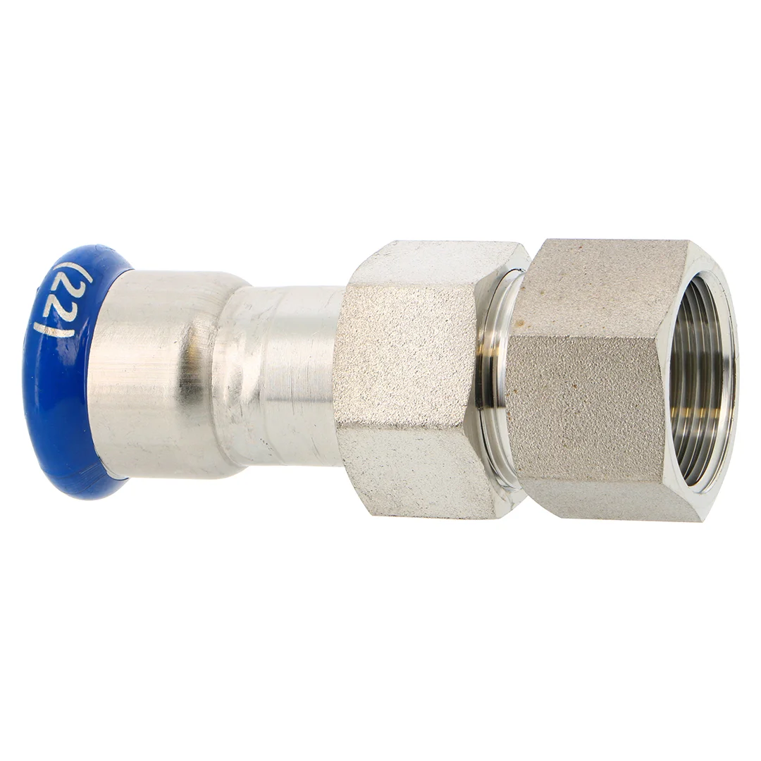 Raccord union femelle à sertir SERTIsteel Inox - Empreinte M image