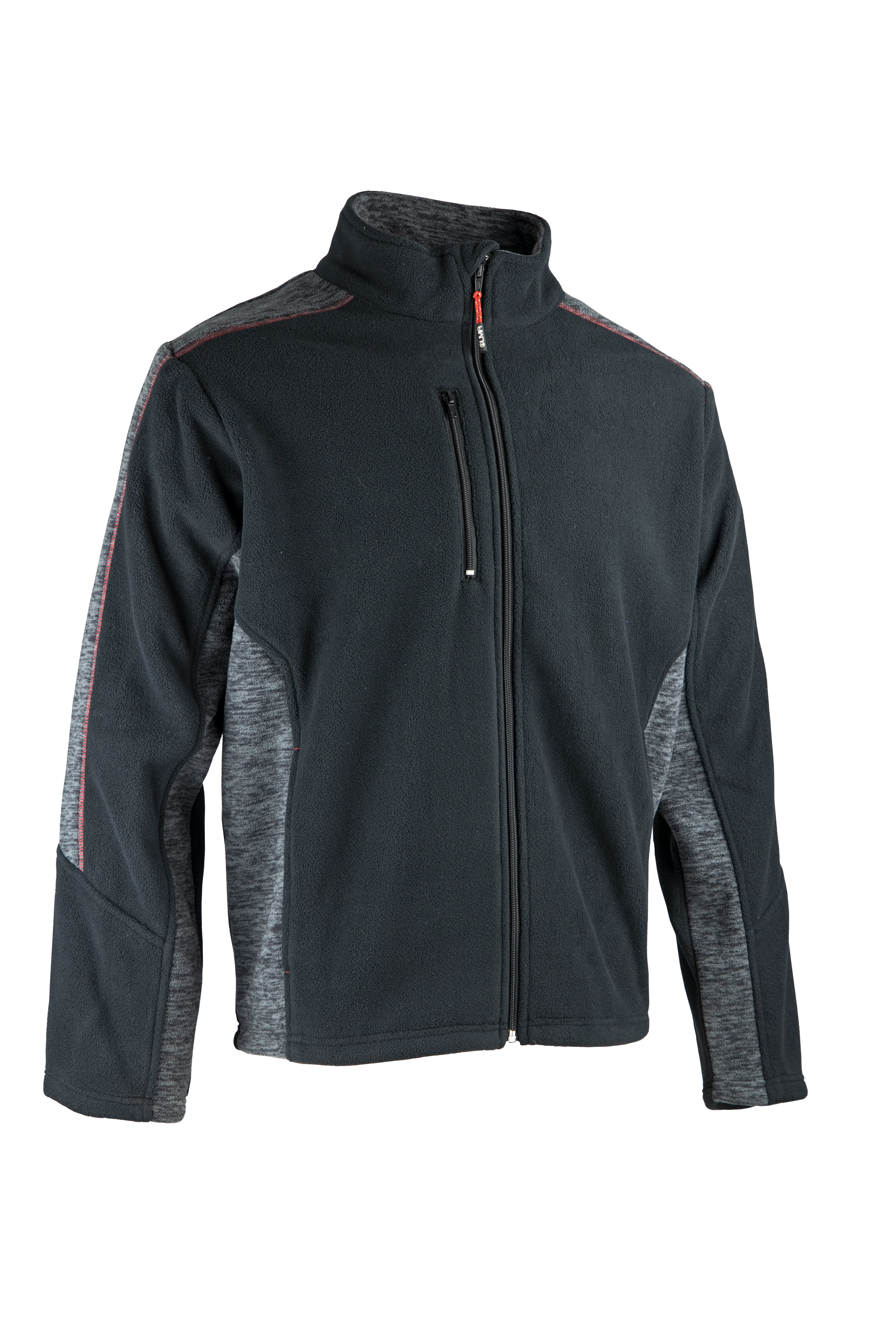 Veste de travail polaire POLAR - GRIS CHINÉ/NOIR image