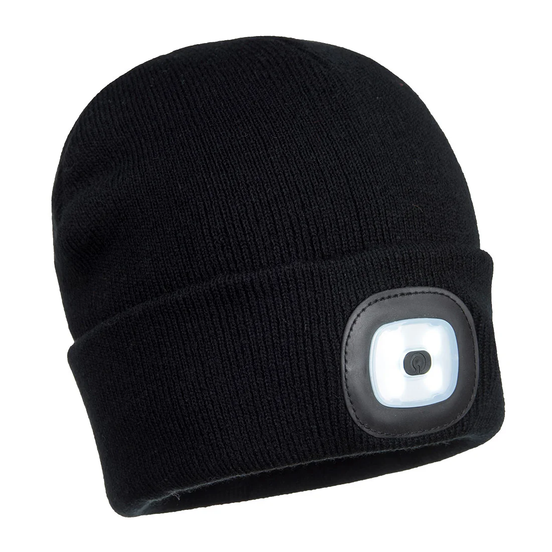 Bonnet Beanie double LED rechargeable Noir TU  image