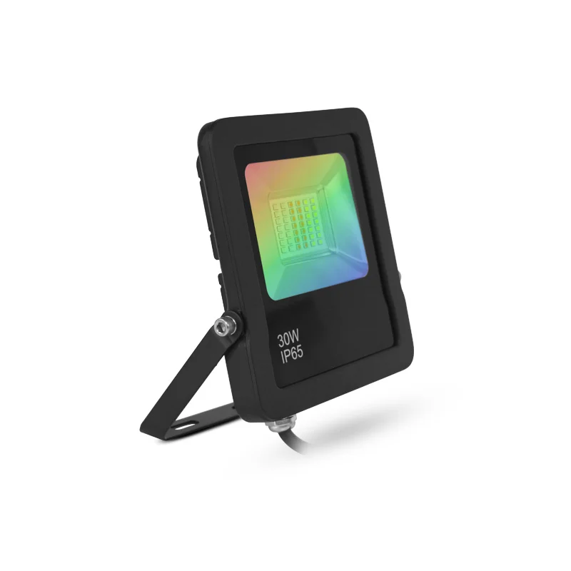 Projecteur extérieur LED ARCHEO SLIM II RGB + télécommande RF IP65 30W - Noir image