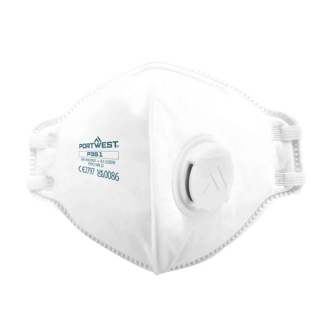 Boite de 20 masques FFP3 pliable à Valve DOLOMITE Blanc image