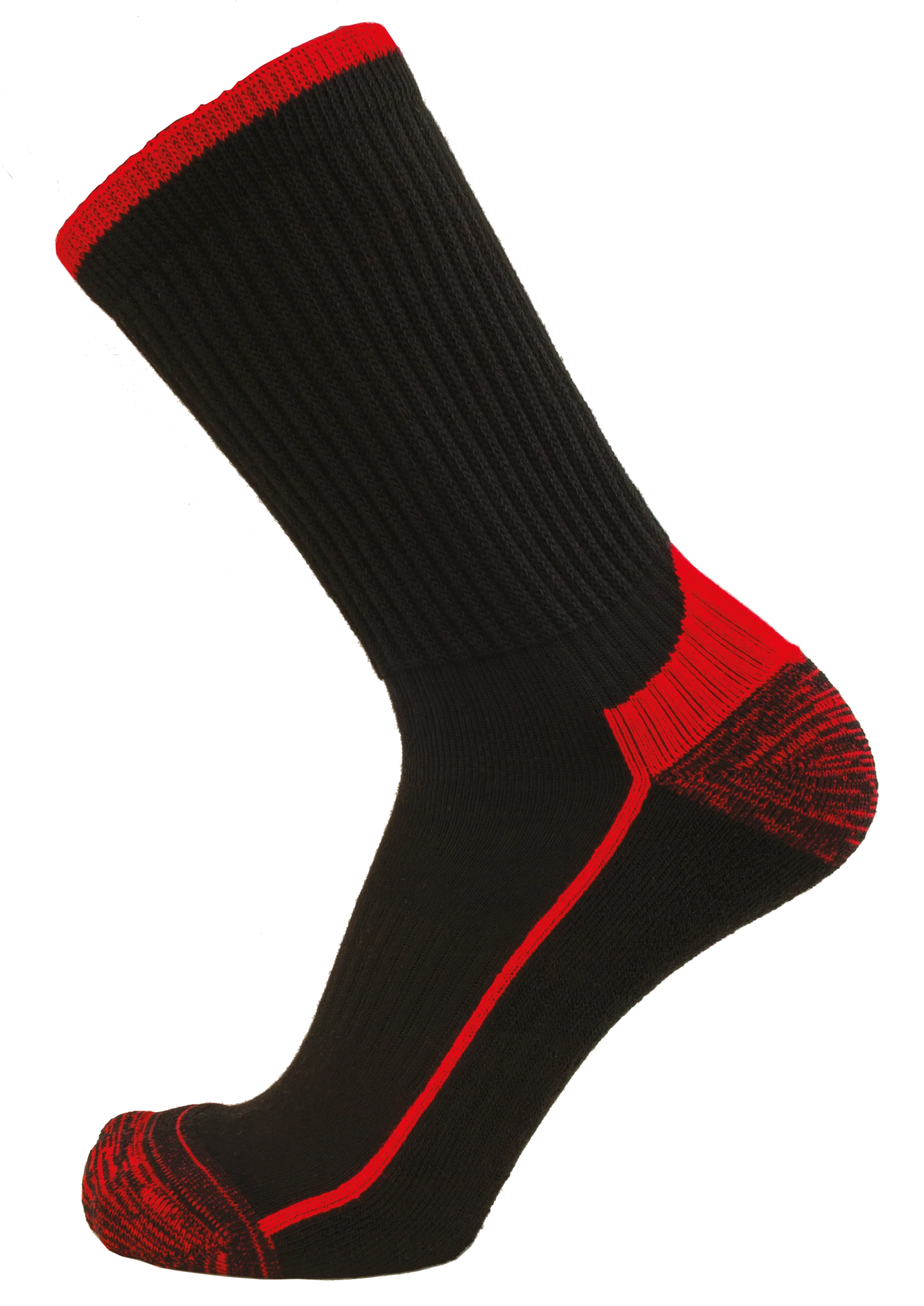 Paire de chaussettes Coolmax ZEUS - NOIR/ROUGE image
