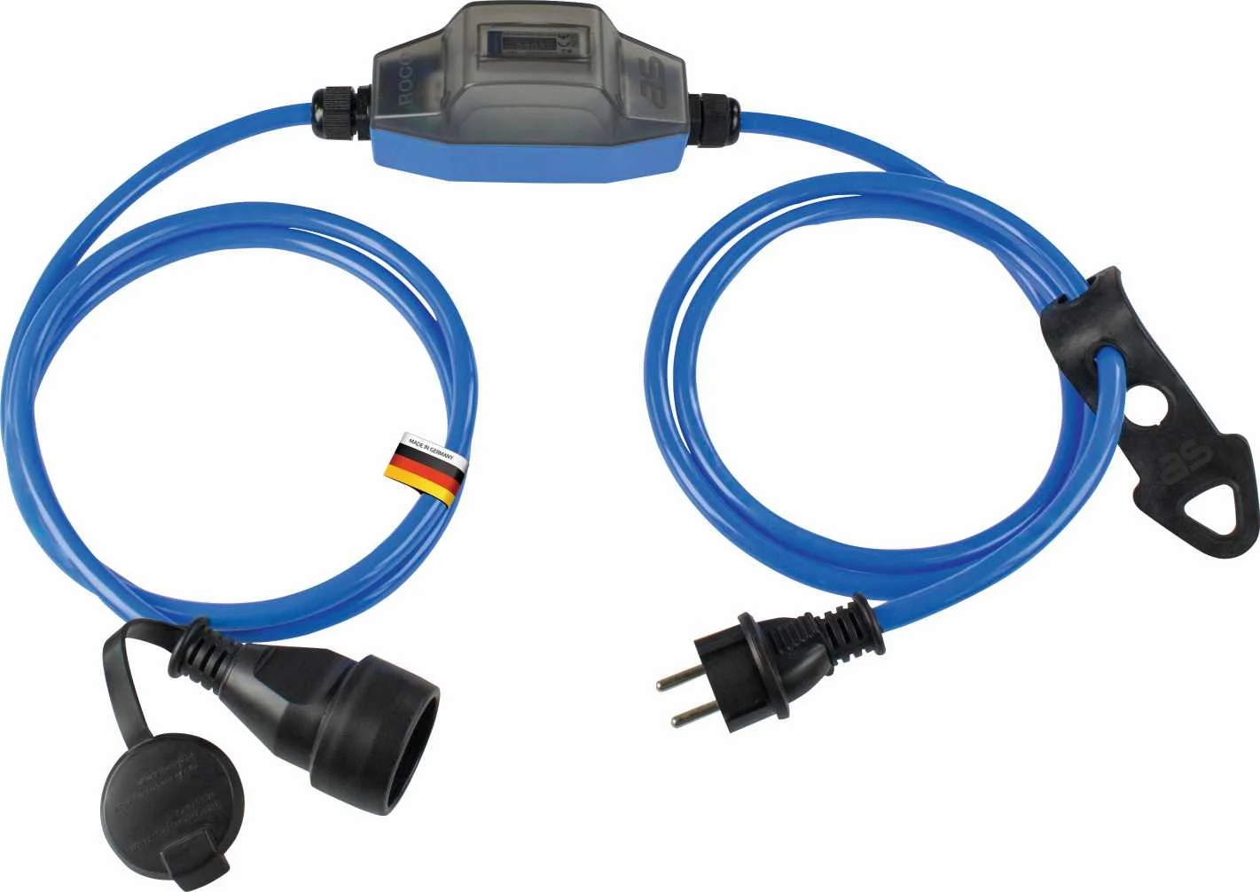 COMPTEUR MONOPHASE ROCO1 FICHE 2P+T/16A/230V CABLE 3M IP44 image