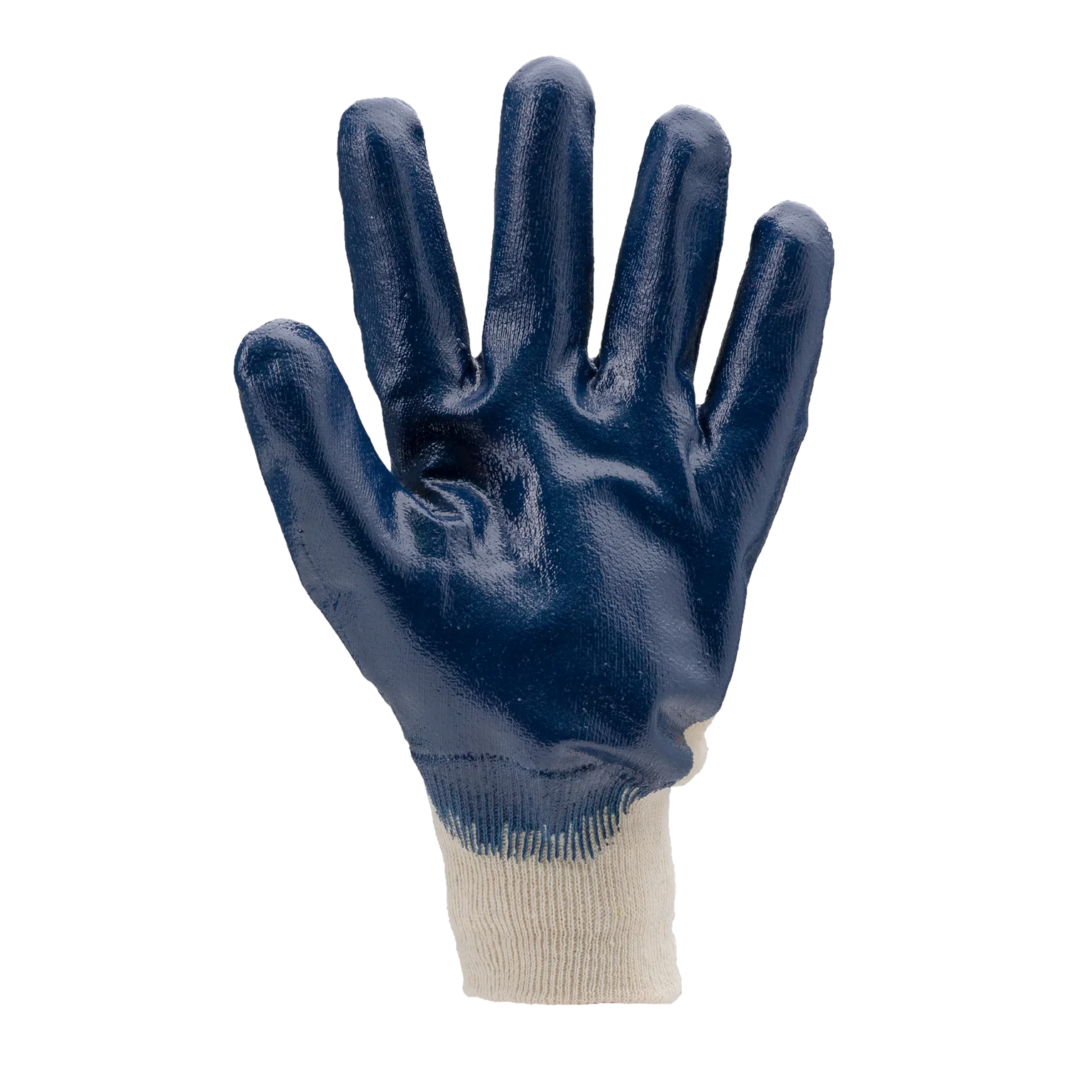 Lot de 10 paires de gants Manutention nitrile bleu dos aéré - standard image