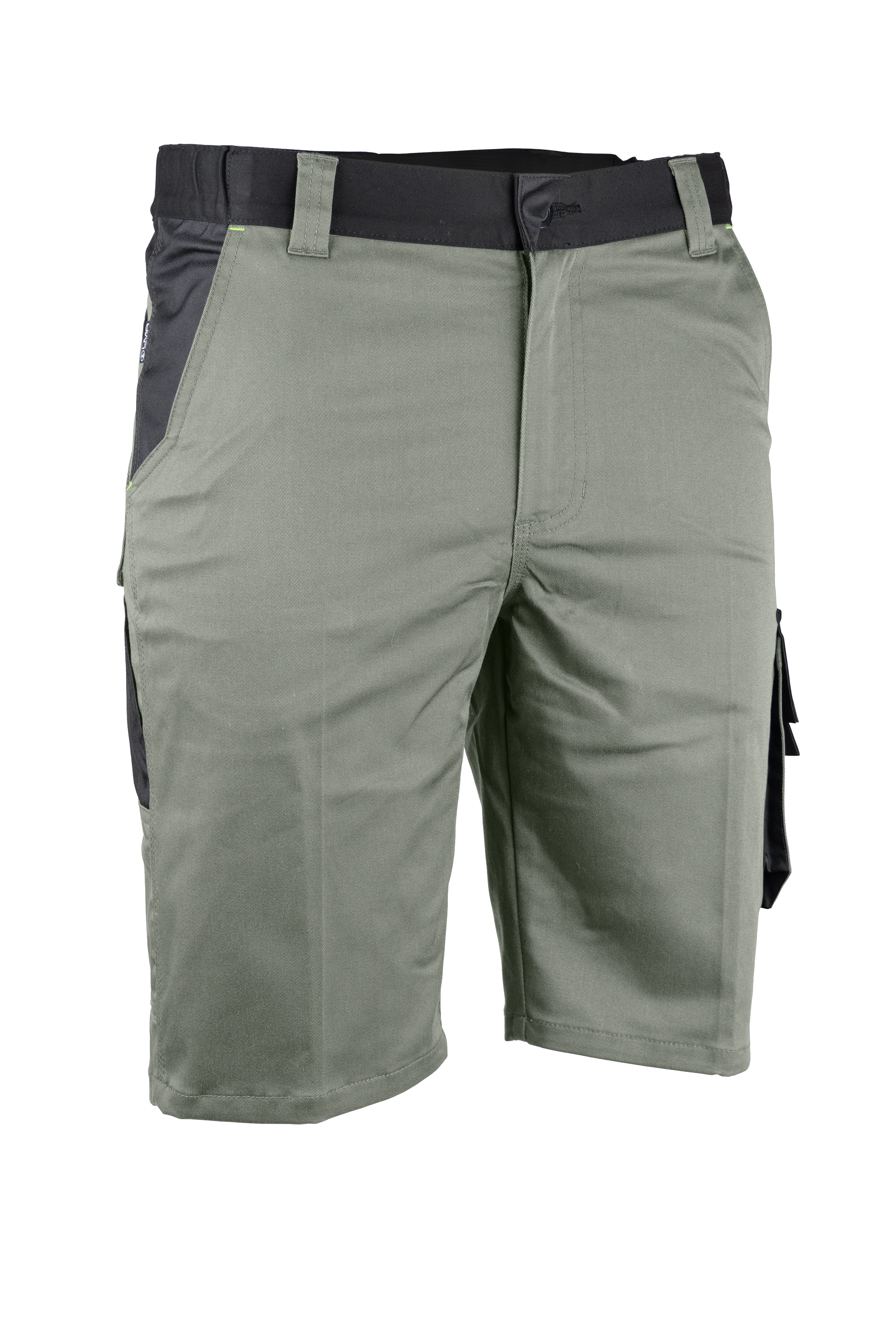 Bermuda de travail ULYSSE - KAKI CLAIR/GRIS SOMBRE image