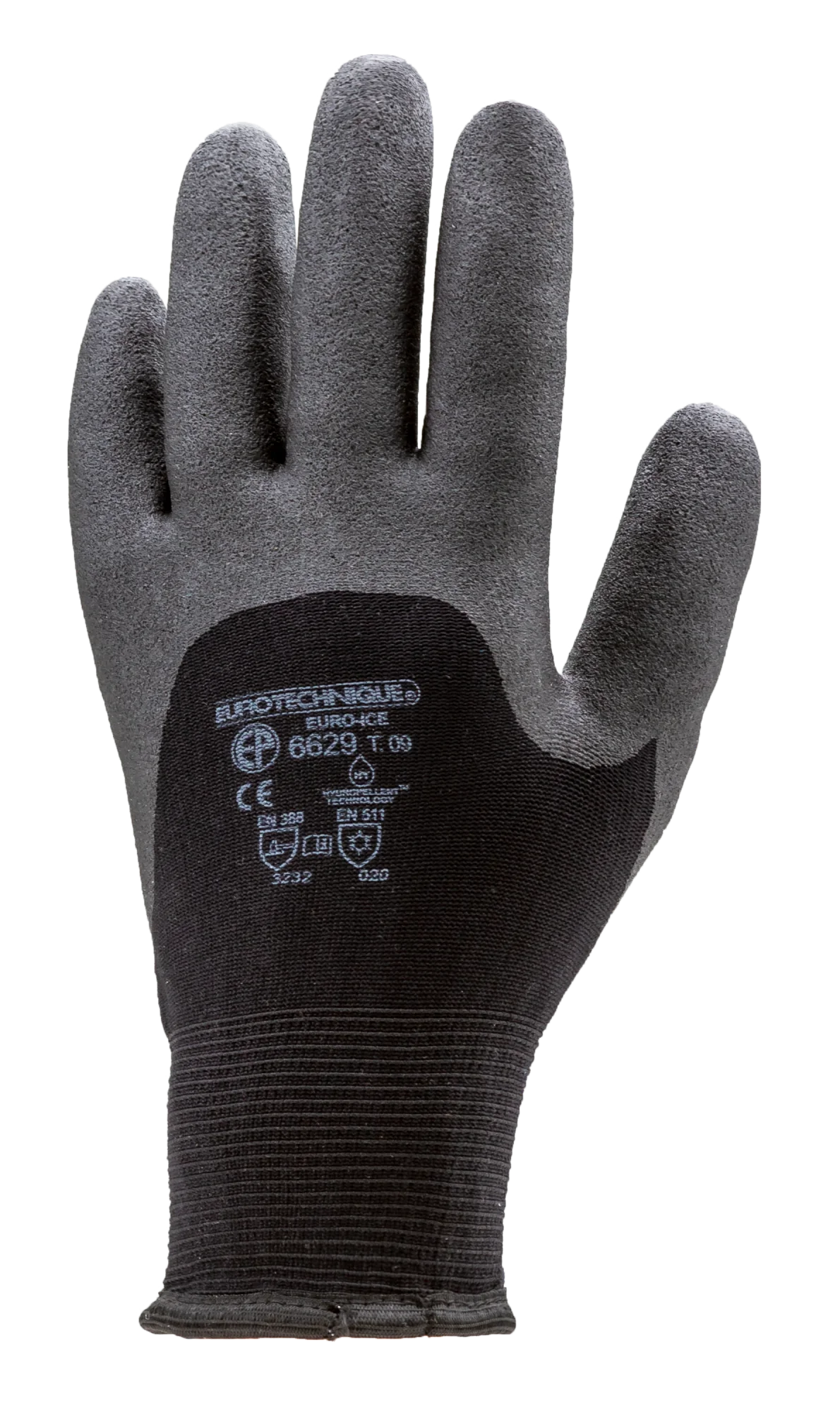 Lot de 10 paires de gants Tricot sans couture EURO - ICE 6630 -  Noir image