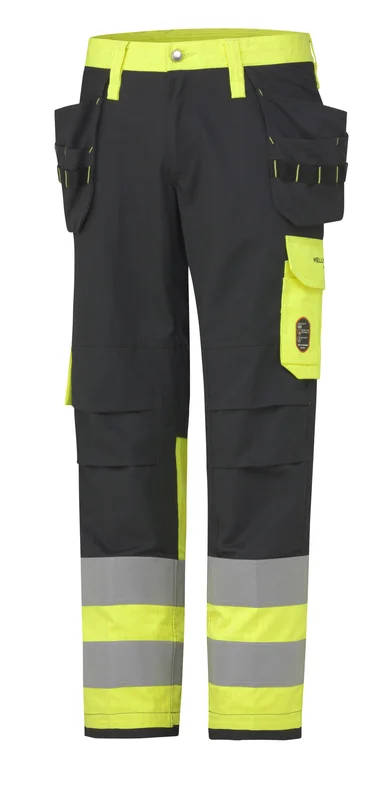 Pantalon de construction ignifugé haute visibilité classe 1 ABERDEEN - Jaune image